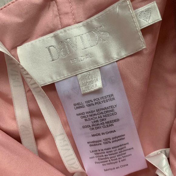 David’s Bridal bridesmaids dress in “Ballet” (dusty rose pink) - Picture 10 of 13